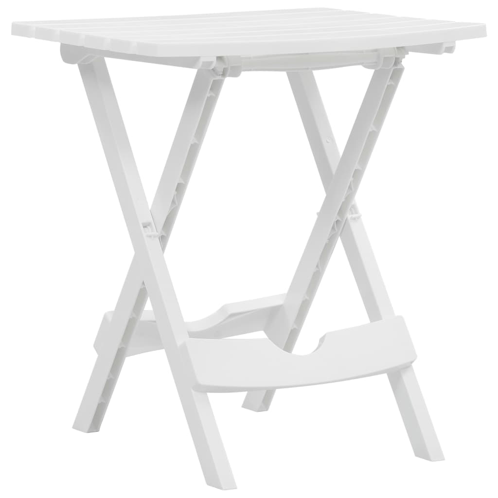 Gartentisch Klappbar 45,5 x 38,5 x 50 cm Weiss